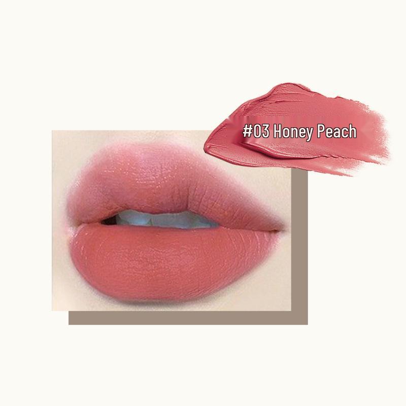 Peiqiao Camellia Velvet Lipstick 6802: One-Stroke Coloration, Moisturizing, Non-Fading, Non-Oily