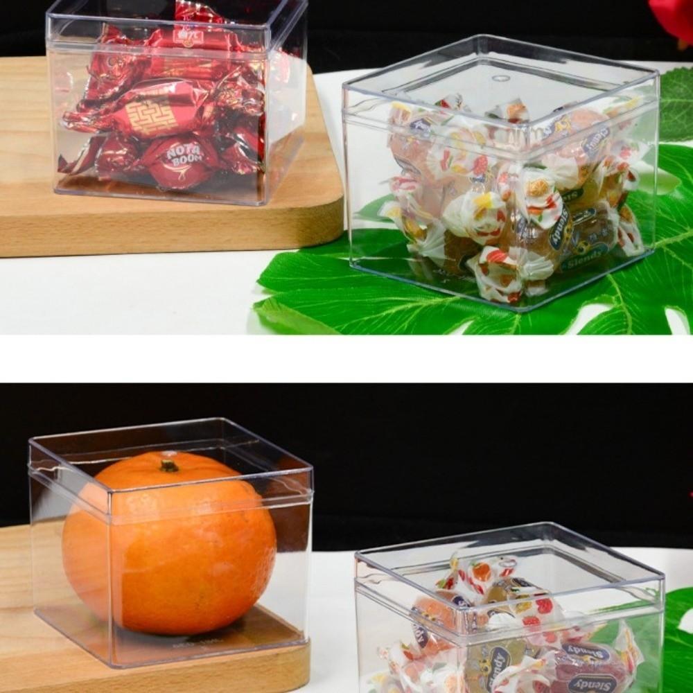 About 290ML Plastic Cookie Box Handmade Tiramisu Containers  Tableware Supplies
