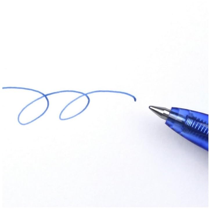 Pilot Frixion Ball Knock Blue x 3 pens 0.7mm LFBK-23F-L