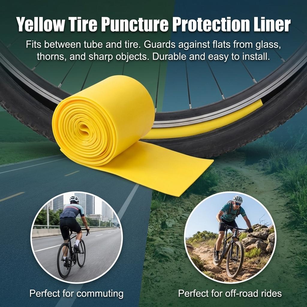 Fietsslang Liner Anti-Lek Anti-Klap Ontwerp voor Mountainbikes en Racefietsen