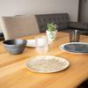 Abode Homewares Design DESERT WOOD Flat Large Dinner Approximately 27cm Cafe Dishwasher Birthday Gift for Bamboo Melamine DN22910571 [Ethical,