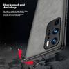 Phone Case for Huawei P40 Pro, P40 Pro Full Lens Protection, Silicone Soft Edge, Shockproof, Ultra-Thin, And Leather Texture Case, Dark Night Green