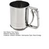 Flour Sifter Ergonomics Uniform Filtration Hand-press Type Non-slip Filter Flour Semi-automatic Flour Sieve Cup Kitchen Gadget
