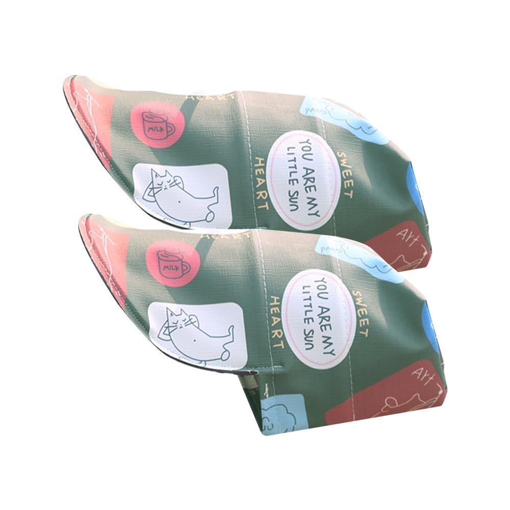 New Waterproof Motorcycle Hand Covers Cartoon Windproof Handlebar Mitts 3D Thickened Breathable Handle Grip Covers Women Riders