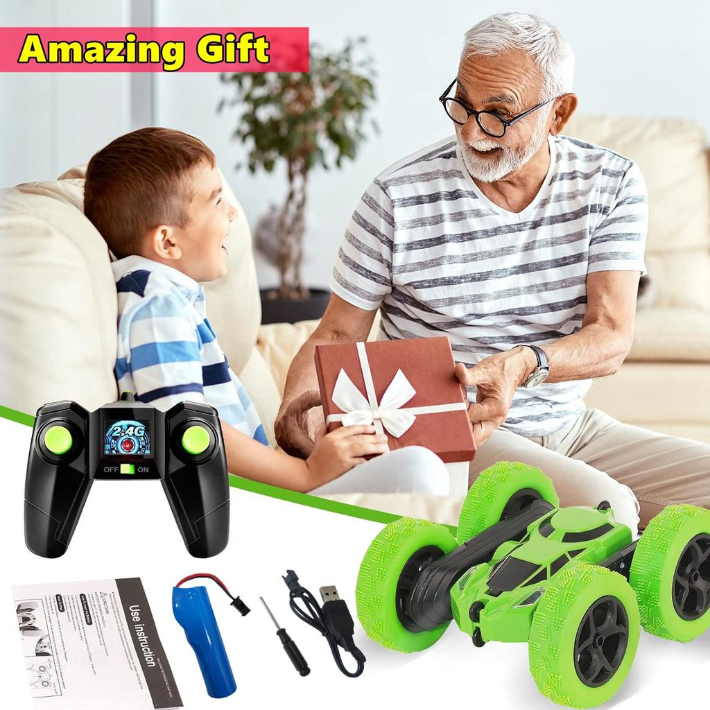 Remote Control Vehicle Fast Stunt Rc Car Double Sided 360 Rotating Truck High Speed Off Road 4x4 Cars Toy Gift For Boy Girl