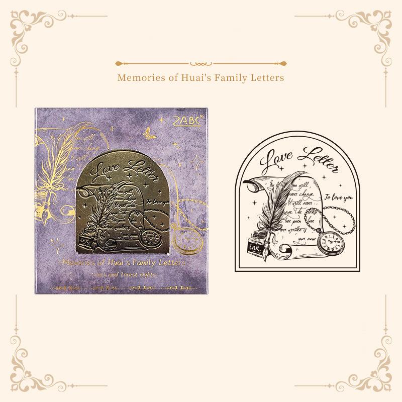 Metal Clip 8 Styles Long Tail, Vintage Ledger Bill Clip for Scrapbooking Handmade Diary Album Material