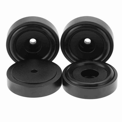 4 STÜCKE 40*10mm Aluminiumlegierung Verstärkerpad Eloxieren Sandstrahlen Verstärkerfüße