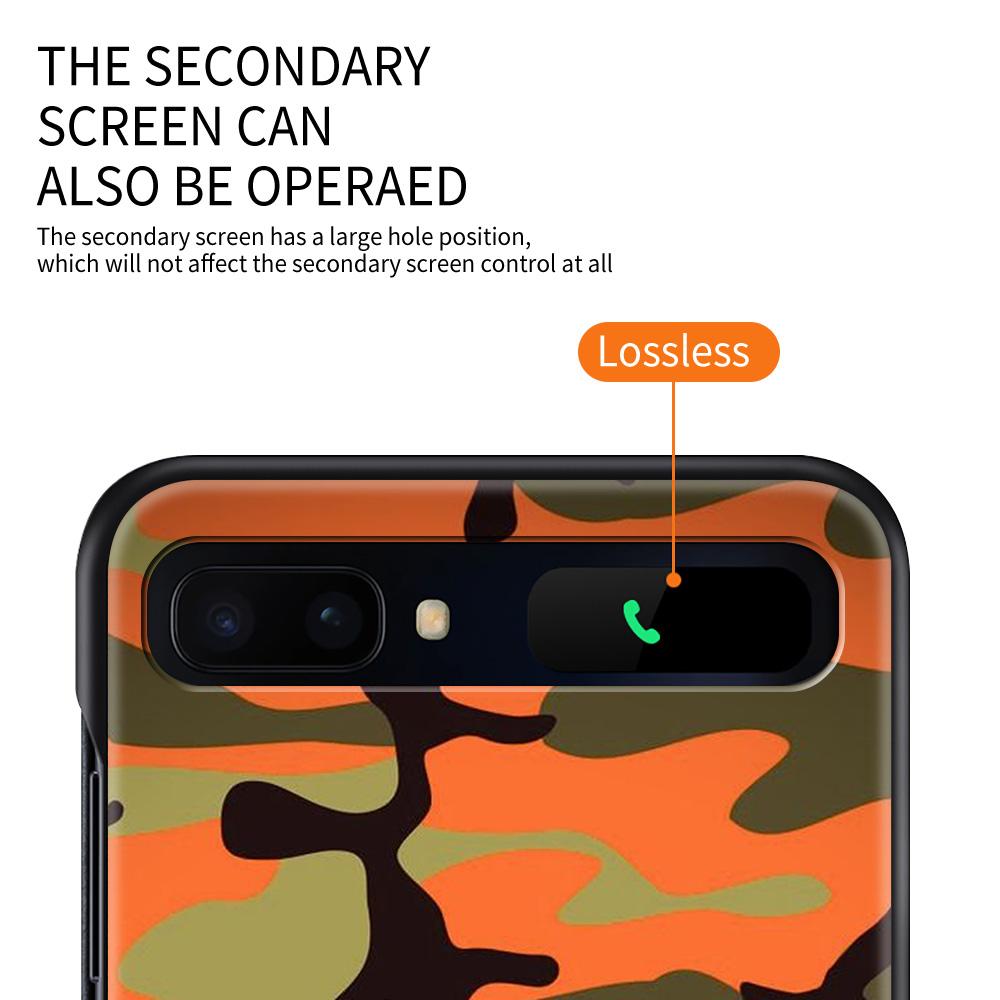 Smartphone Case For Samsung Galaxy Z Flip 3 5g Back Pc Cases Hard Capa Shell Hard Cover Fundas Camouflage Military Army