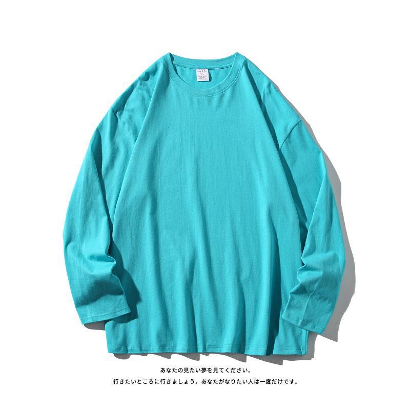 Men Loose Plus Size Solid Color Round Neck Long Sleeve Casual Sweatshirt