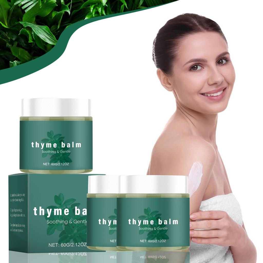 Thyme Balm Soothing And Nourishing Balm Discomfort Relief Aromatherapy Body Balm To Promote Blood Circulation Gentle Nourishing Body Cream