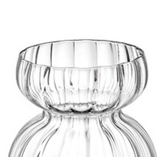 Clear Glass Flower Vase for Centerpiece Modern Boho Style Decorative Vase for Wedding Party Indoor Home Decor Housewarming Gift