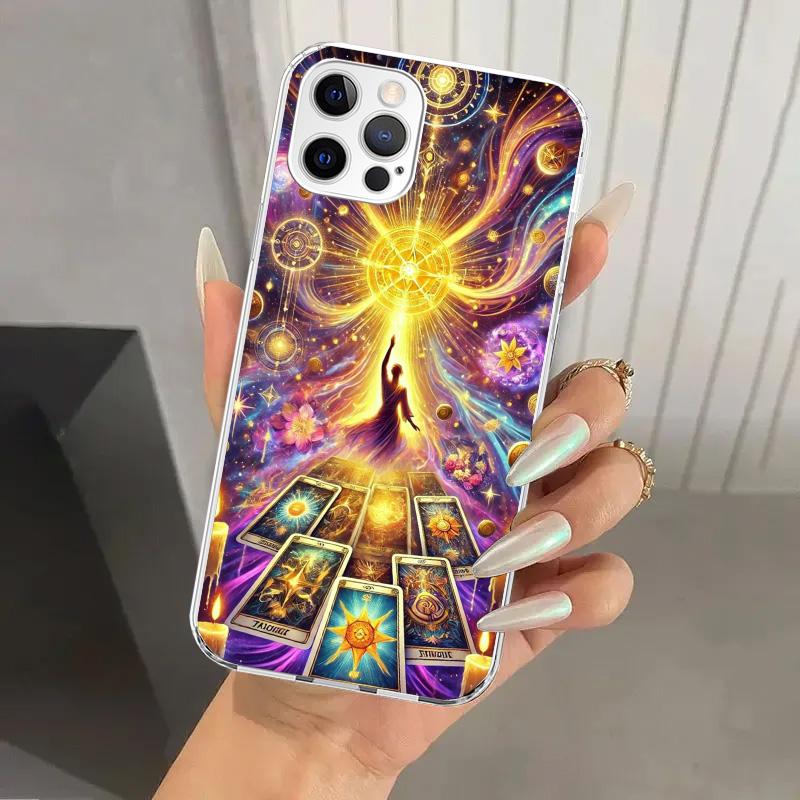 Witch Tarot Card Phone Case for Iphone 17 Air 16 15 Plus 14 13 Mini 12 11 Pro Max 16E 7 8 SE 2020 Soft Funda Print Shell 17 Air