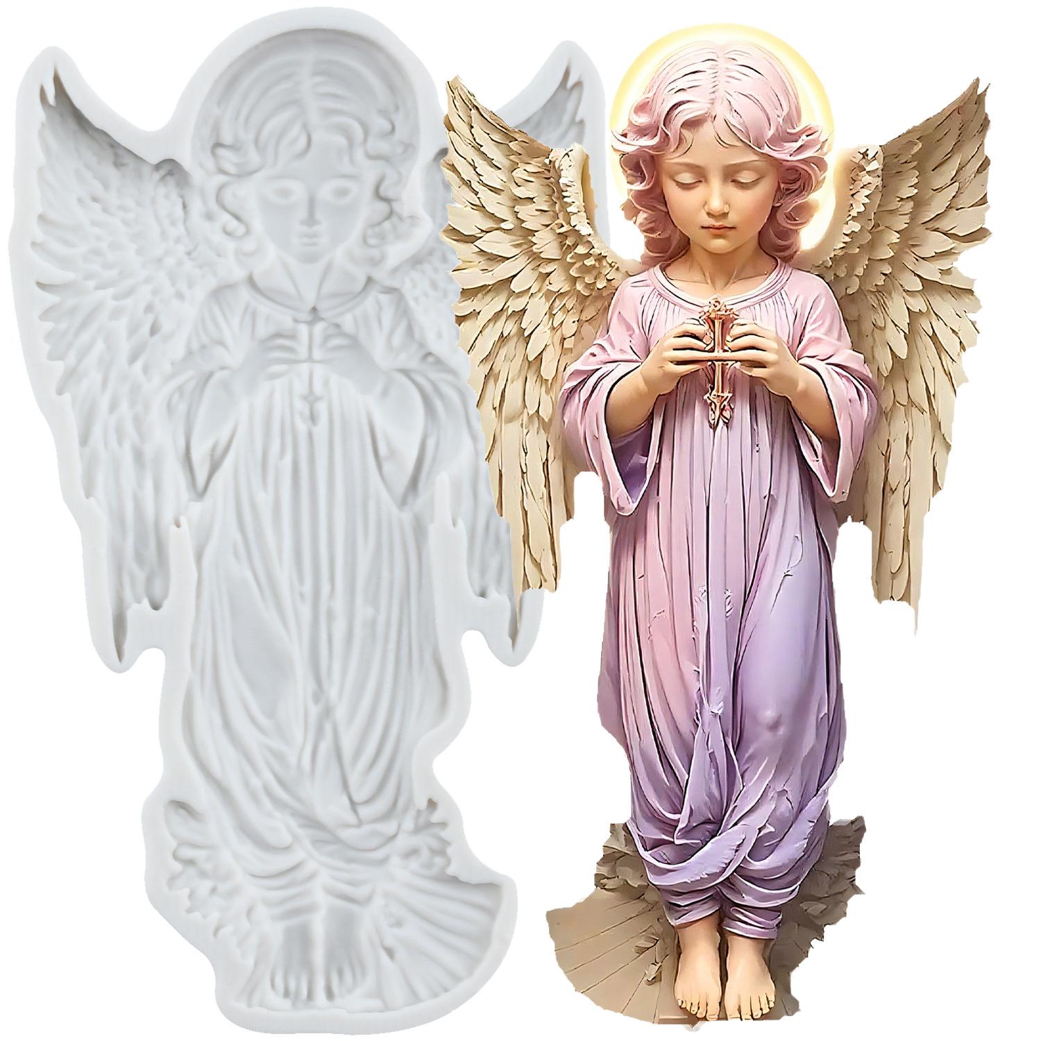 

Angel Silicone Molds Angel Baby Fondant Mold Cake Decorating Tools Cupcake Topper Candy Chocolate Gumpaste Mold серый