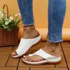 Mulheres Clip Toe Flip Flops Sapatos Chinelos Mulheres Cunhas Sandálias Plataforma Moda Casual Praia Vestido Slides