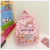 Cute Cartoon Capybara Backpack Ultra-light Pattern Children's School Bags Breathable Book Bag