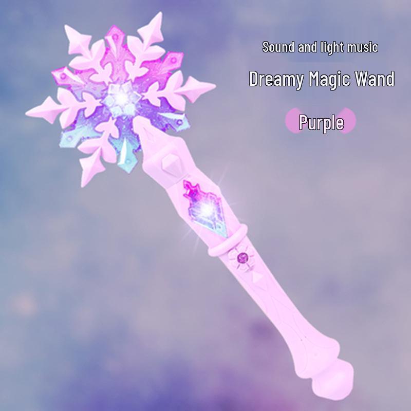 

Волшебная мигающая палочка принцессы со звуком и светом для девочек - Игрушка для ролевых игр фиолетовый