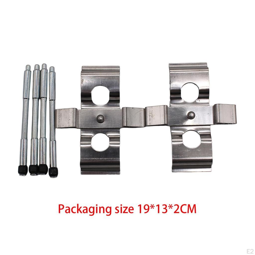 Brake Pad Pins Set Sturdy Accessories Mba1296 for Peugeot 406 1997-2004