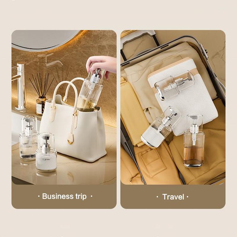 60/90/120Ml Liquid Soap Dispenser Bottle Empty Pump Refillable Bathroom Shampoo Bottles Liquid Container Shampoo Dispenser Decor