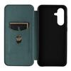 For Samsung Galaxy A36 5G Case Carbon Fiber Texture Drop-Proof PU Leather Phone Cover