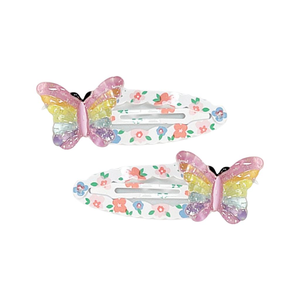 Girls Hair Clip Mushroom Women Kid Hairgrips Butterfly Headdress Barrettes Snail Shape Sweet 2000s Girls Hairpins