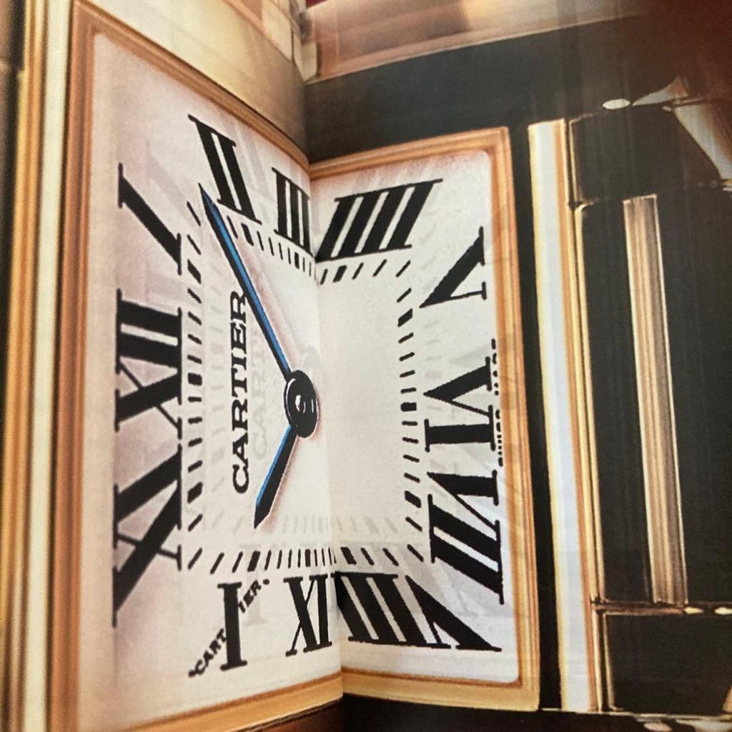 Used Cartier watch product manual, not for sale