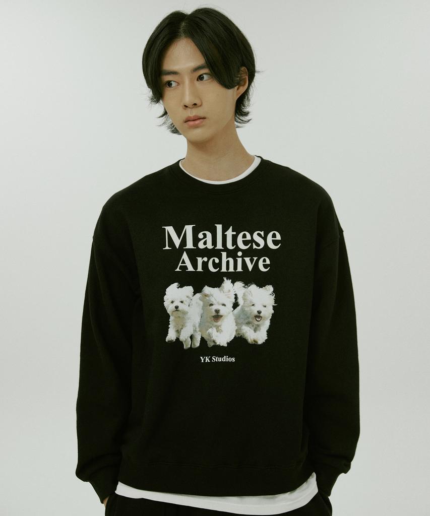 WAIKEI Maltese Archive Sweatshirt Black