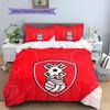 Rotherham United F.C.  Pattern Bedding Quilt Set  Home Decoration  Gift (1 * duvet cover + 2 * pillowcase  without core)