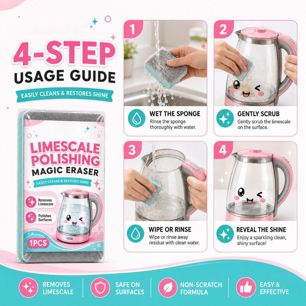 Non-Scratch Formula Kettle Cleaning Sponge Scratch-Free Kettle Care Sponge  Electric Kettle