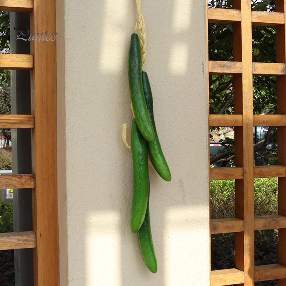 Home Decor Artificial Fruit Foam Vegetable Corn Pepper Garlic Hanging Photo Prop
