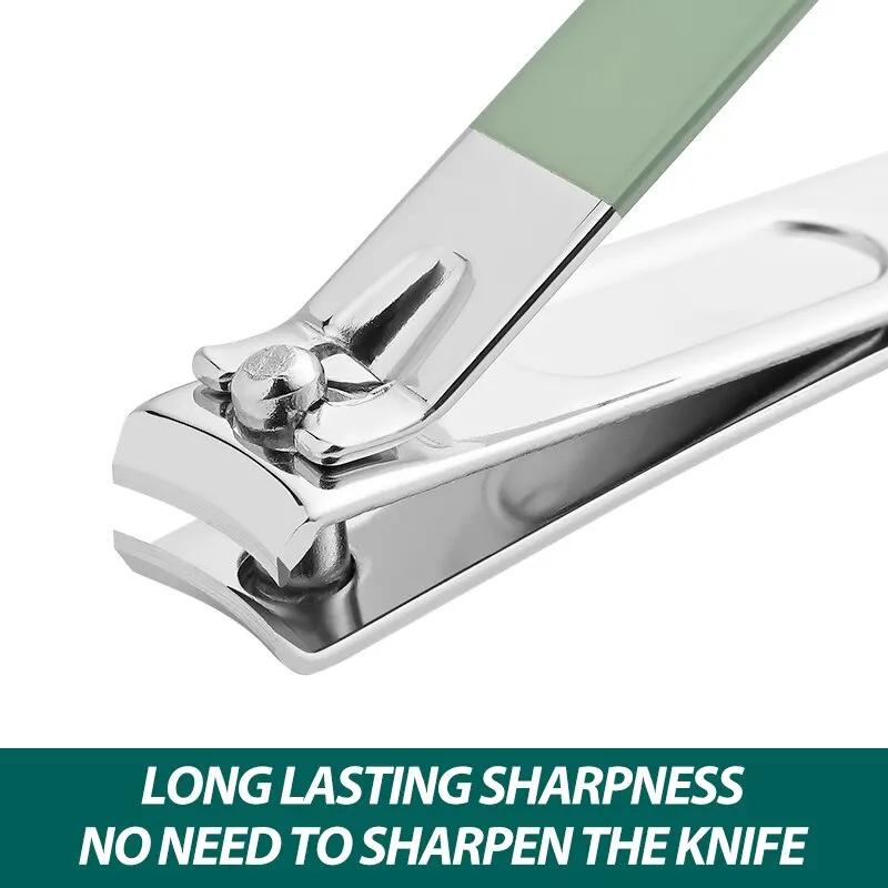 16pcs Nail Cutter Set Stainless Steel Nail Clippers Set With Folding Bag Manicure Cutter Kits Scissors Beauty Tool