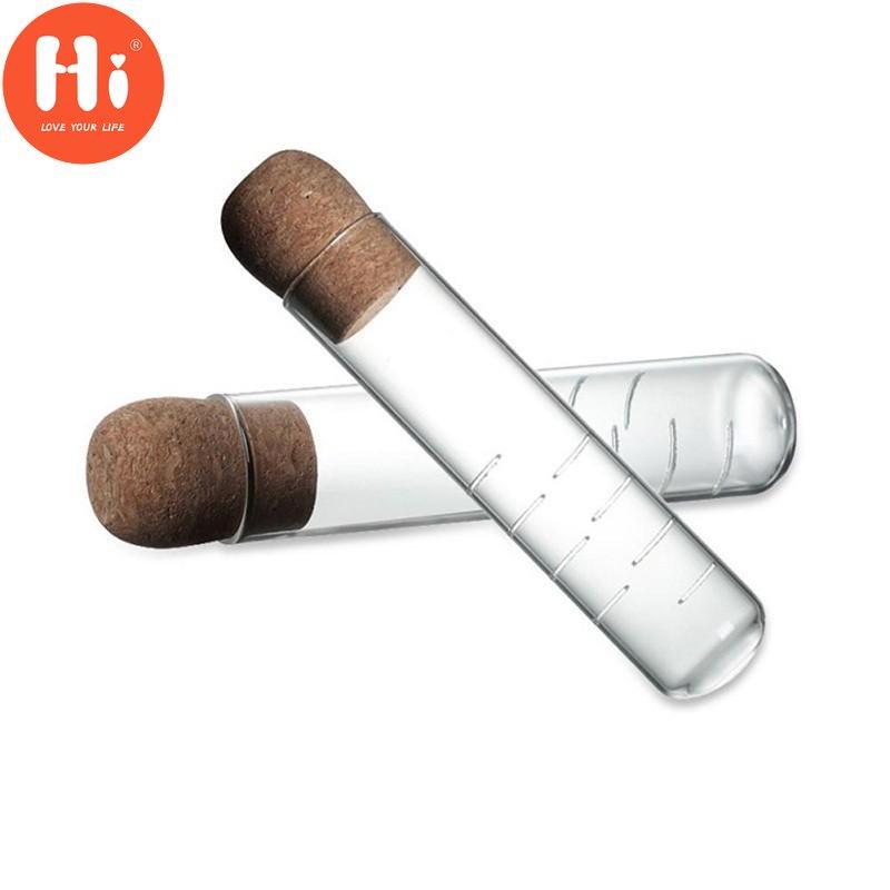 Tea Strainer Glass Tea Infuser Puer Tea Mini Transparent Tea Strainer Cork Glass Bottle Tube Brewing Test Tube Tea Set Kitchen Tools