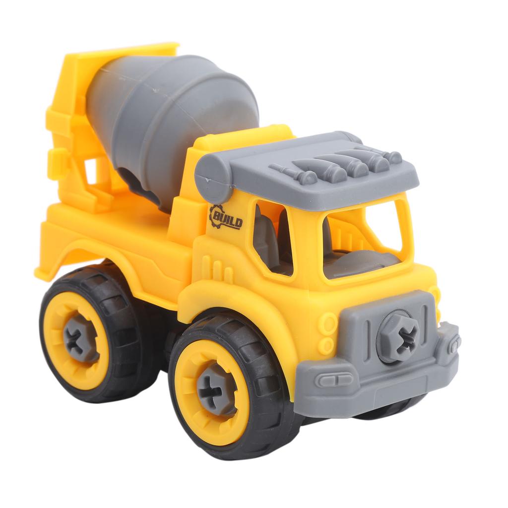 DIY Engineering Truck Toy Children Kids Detachable Car Model Education Toy GiftsEngineering Mixer