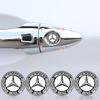 Car Lock Keyhole Stickers Door Lock Protect Car 3D Stickers Emblem For Mercedes Benz AMG W204 W213 W205 W211 W212 W176