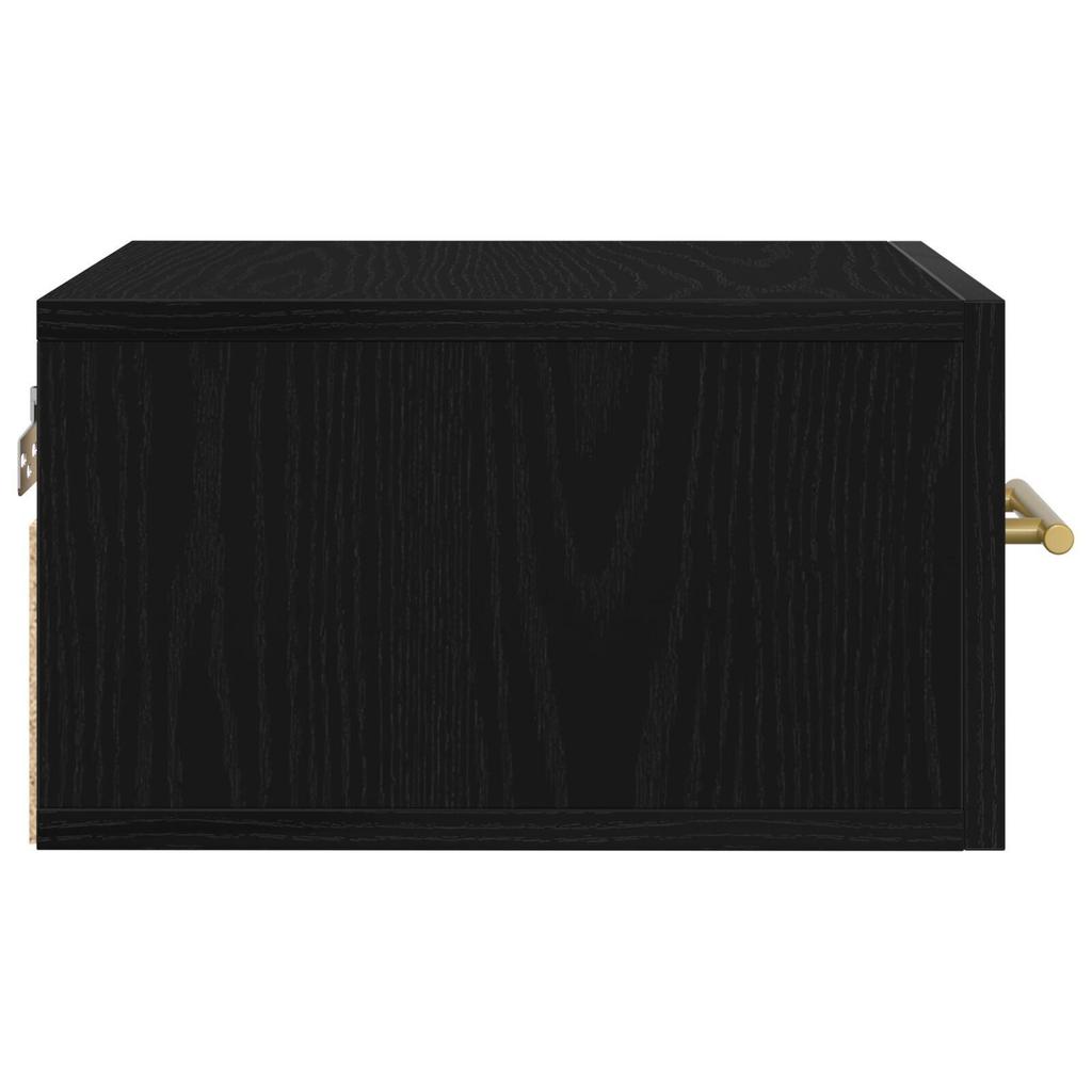 Wandhängender Nachttisch, 2-teiliges Set, Nachttisch mit Schubladenaufbewahrung, 35x35x20 cm