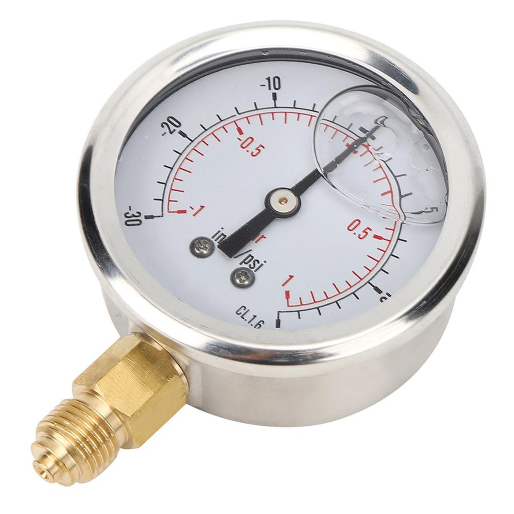 TSPGGZ60Z41bar 1 4BSP Y60 Axial Oil Filled Vacuum Pressure Gauge Pressure Measurement Tool