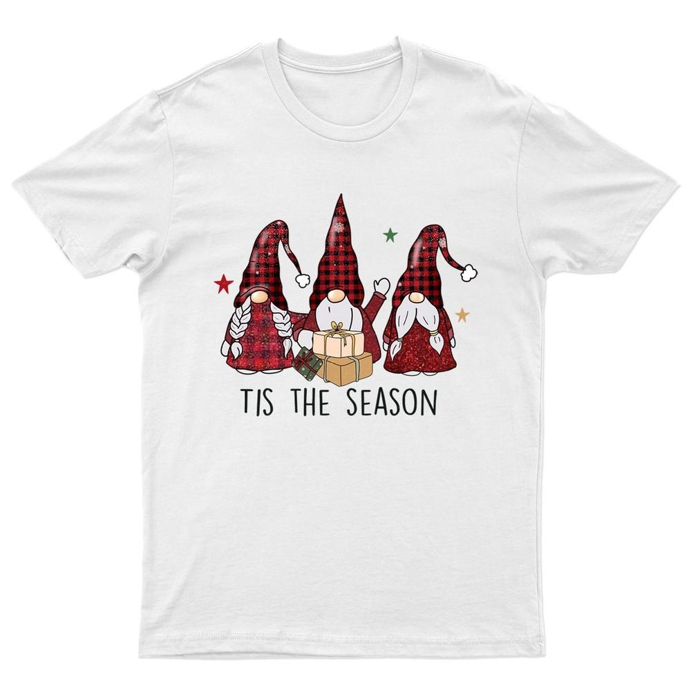 Tis The Season Christmas TShirt Unisex Gift Retro Seasonal Funny Xmas Santa o