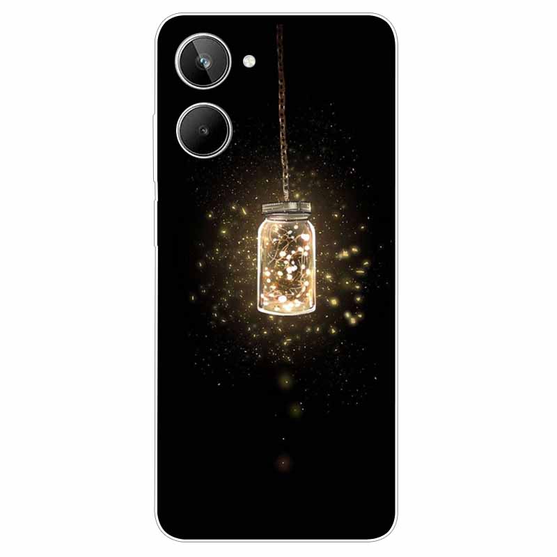 For Realme 10 4G Case 6.4'' Soft TPU Cats Lions Protection Silicone Phone Covers for Realme 10 Case 2022 Clear Realme10 RMX3630