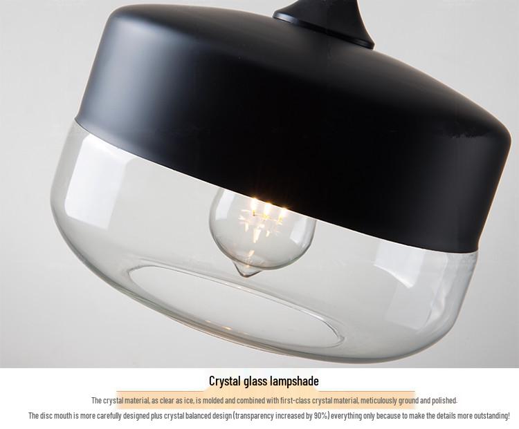 Modern Minimalist Nordic Pendant Light - Glass Lamp for Restaurant, Bar, Living Room, Bedroom, or Store