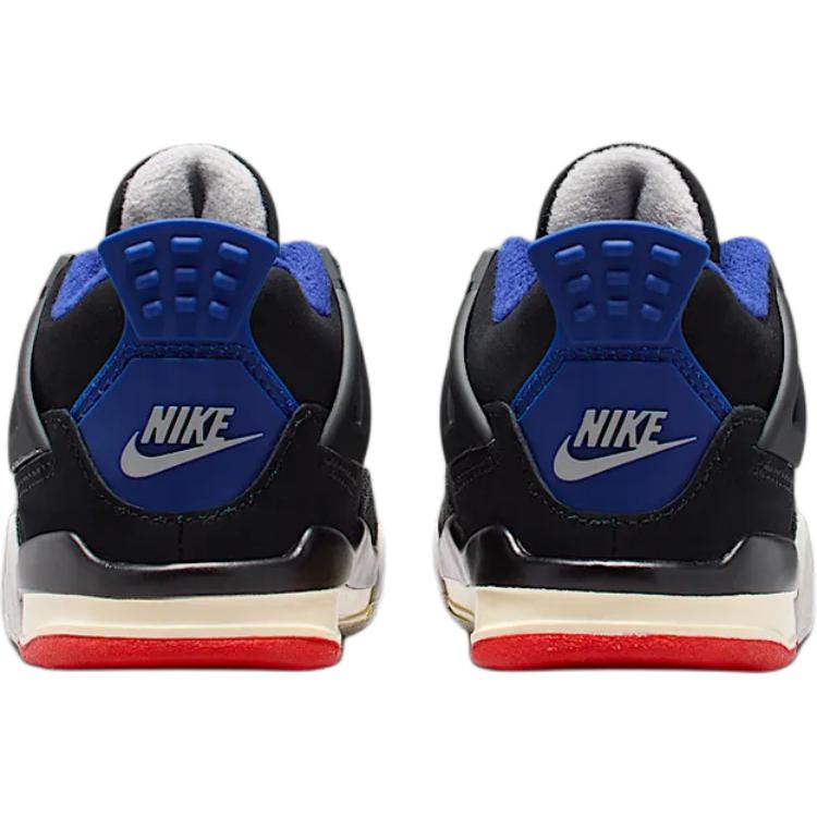 Jordan Air Jordan 4 Mittelhohe Kleinkindschuhe Schwarz Blau Säugling und Kleinkind IB4387-003