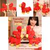 Chinese Zodiac Pony Plush Toy With Pp Cotton Fill For Chinese New Year Gift