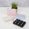 Sweet Style Women's Bi-fold Mini Wallet With Flower Embroidery, Cash Pocket With Card Holder Coin Purse With ID Window
