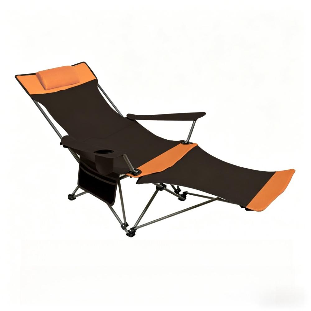 Modern Simple Canvas Sofa Chaise Longue Japanese Balcony Household Lazy Outdoor Leisure Beach Chair Folding Chair
