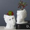 New Gardening Ceramic Flower Pot Simple Creative Desktop Succulent Flower Ornament