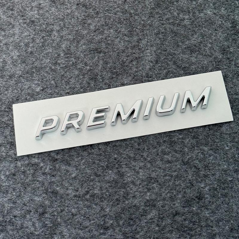 3D Premium Chrome LUXURY PREMIUM Edition Emblem car Fender trunk Rear Decal Badge Sticker For F10 G30 E46 E39 E36 E90 F30 F20