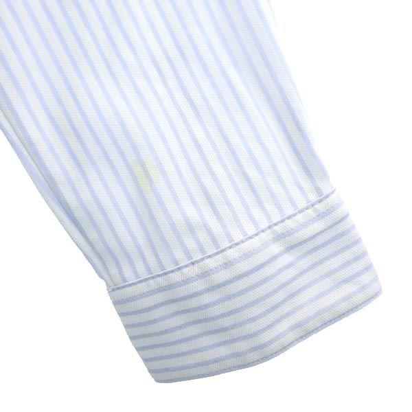 Lacoste Dámská košile s dlouhým rukávem se vzorem pruhů M Bílý systém Použitá