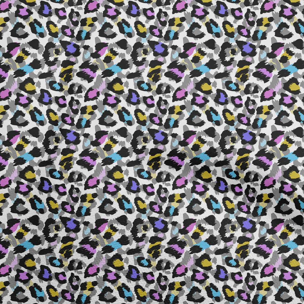 oneOone Cotton Poplin Blue Fabric Animal Skin  Diy Clothing Quilting Fabric Print Fabric By Yard 42 Inch