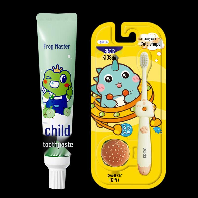Frog Prince Apple Kids Toothpaste with Toothbrush