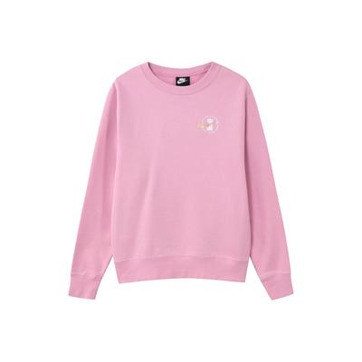 Felpa con cappuccio casual sportiva da donna Felpe Rosa DJ5864-616