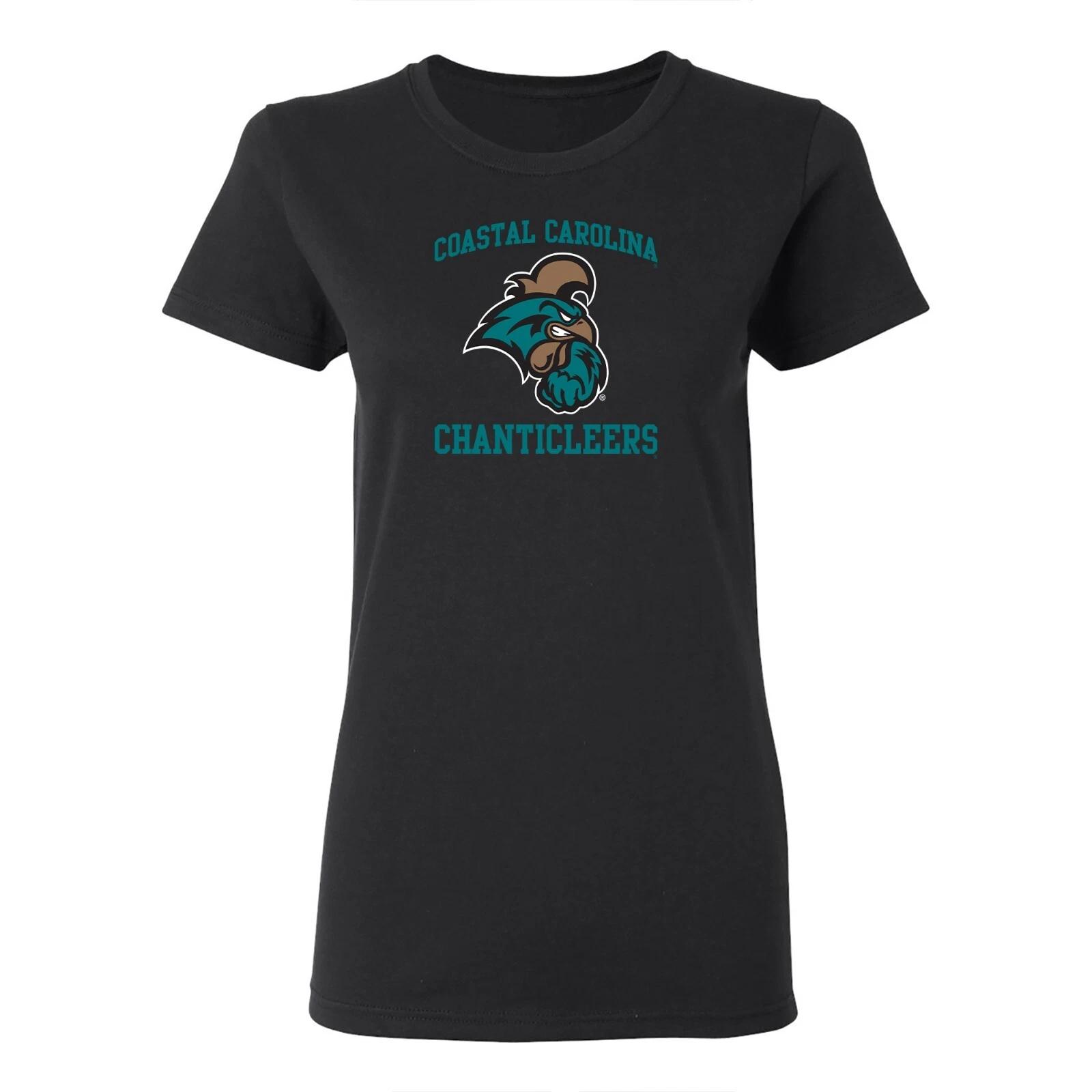 Coastal Carolina Chanticleers Arch Logo Women s T-Shirt - Black M