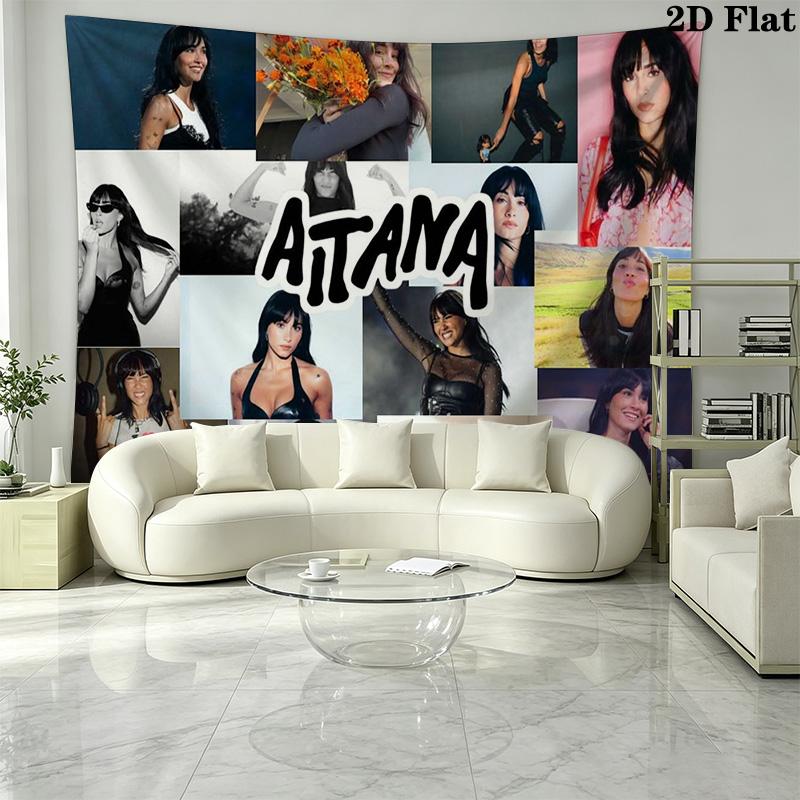 Aitana Ocana Wall Tapestry Aesthetic Wall Hanging Printed Fabric Blanket Decorative Tapestries for Bedroom Living Room Home Decor